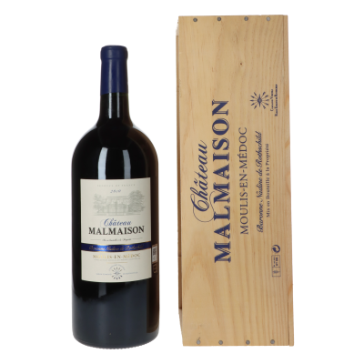 Chateau Malmaison 2010 Doppelmagnum 1er Holzkiste