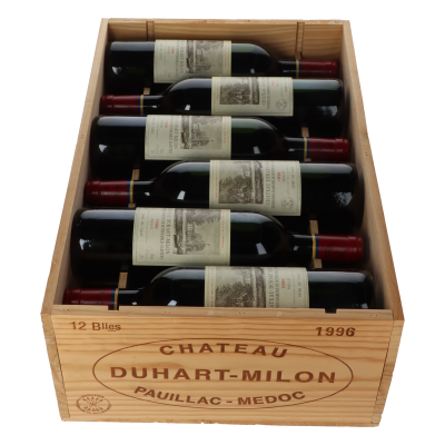 Chateau Duhart Milon 1996 in 12er Holzkiste