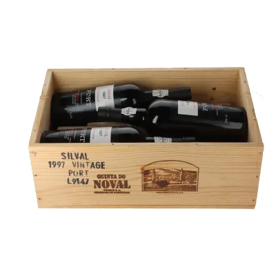 Quinta do Noval Vintage Port Silval (fruchtsüß) 1997 in 6er Holzkiste
