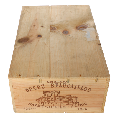 Chateau Ducru-Beaucaillou 1996 in 12er Holzkiste
