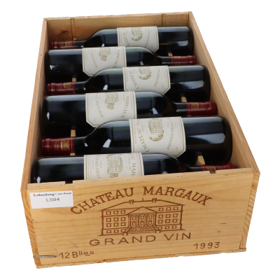 Château Margaux 1993 in 12er Holzkiste
