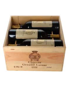 Chateau Gruaud Larose 2eme Cru 2005  Magnum in 6er Holzkiste