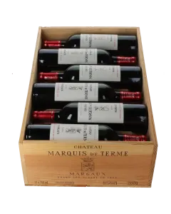 Chateau Marquis de Terme 4eme Cru 2009 in 12er Holzkiste 