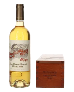 Marques de Murrieta Castillo Ygay Blanco Gran Reserva Especial 1986 in 1er Holzkiste
