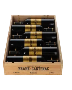 Chateau Brane Cantenac 2eme Cru 2017 in 6er Holzkiste