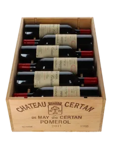 Chateau Certan de May 2011 in 12er Holzkiste