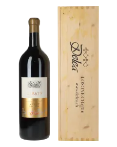 Delea Carato Riserva 2009 Doppelmagnum in Holzkiste