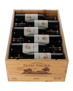 Chateau Jean Faure Grand Cru Classe 2010 in 12er Holzkiste