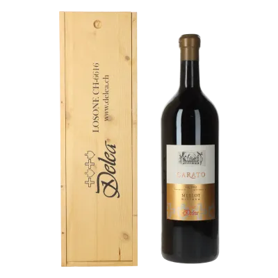 Delea Carato Riserva 2009 Doppelmagnum in Holzkiste
