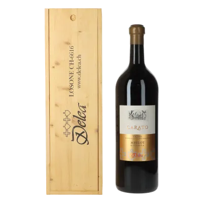 Delea Carato Riserva 2009 Doppelmagnum in Holzkiste
