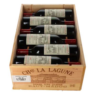 La Lagune Chateau La Lagune 3eme Cru 1995 in Holzkiste