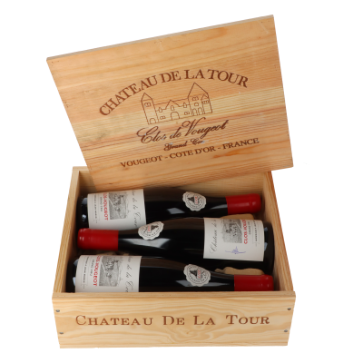 Chateau de la Tour Clos Vougeot Grand Cru Hommage a Jean Morin 2017 in 3er Holzkiste