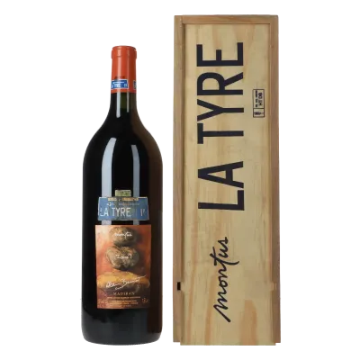 Brumont Chateau Montus La Tyre 2003 Magnum in 1er Holzkiste