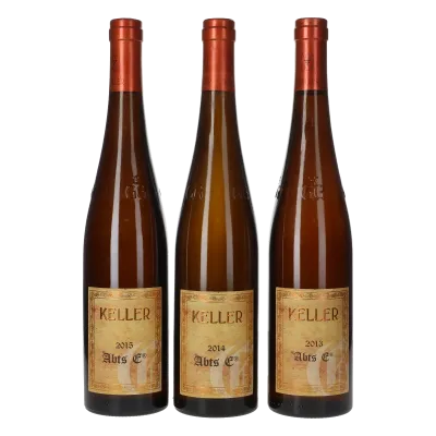 Klaus Peter Keller Riesling Westhofener Abtserde Großes Gewächs trocken Vertikale 2013-2015 (3 Fl.) 