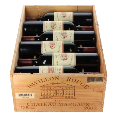 Chateau Margaux Pavillon Rouge 2005 in 12er Holzkiste