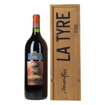 Brumont Chateau Montus La Tyre 2005 Magnum in 1er Holzkiste