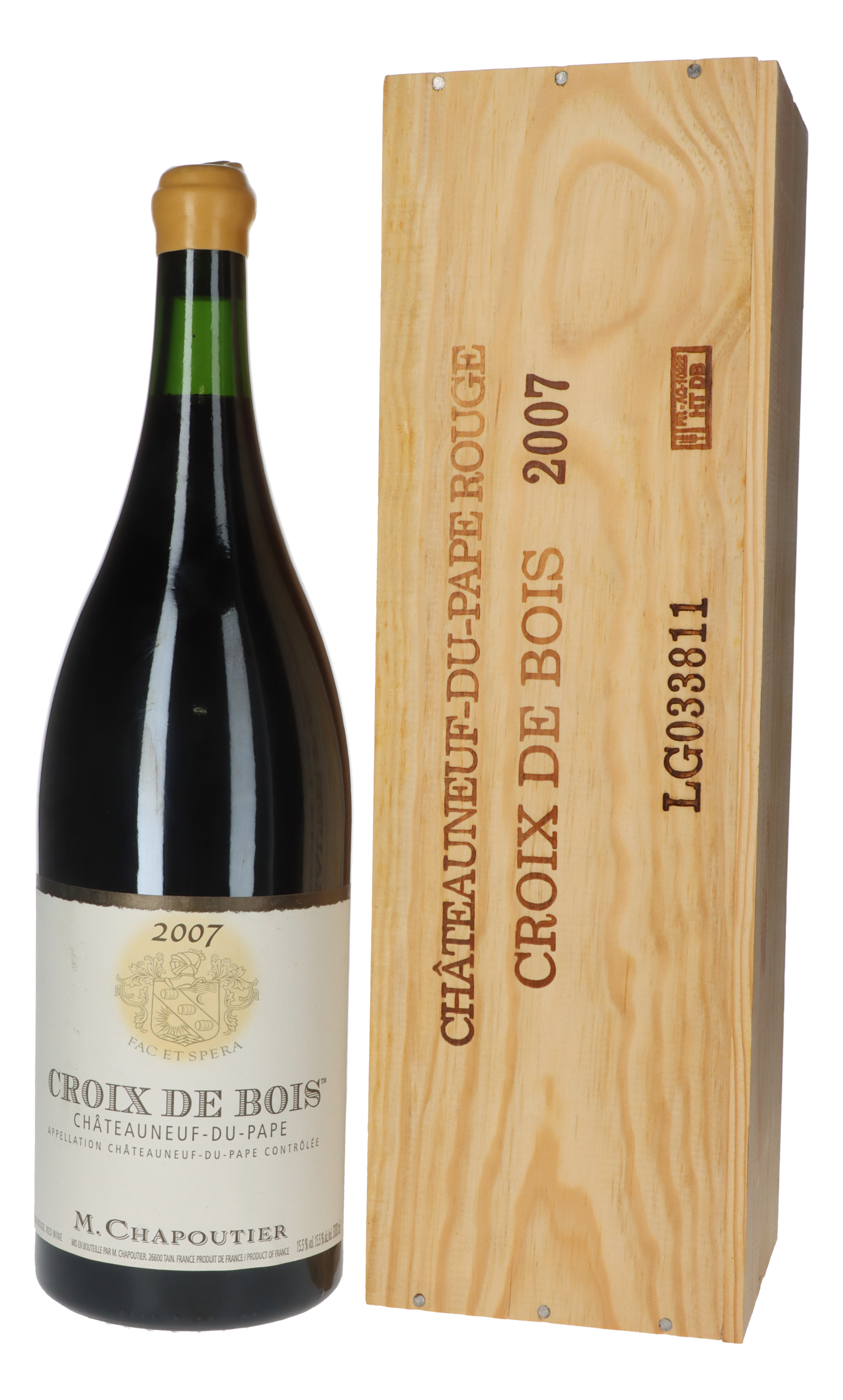 M. Chapoutier Chateauneuf du Pape Croix de Bois 2007 DMG