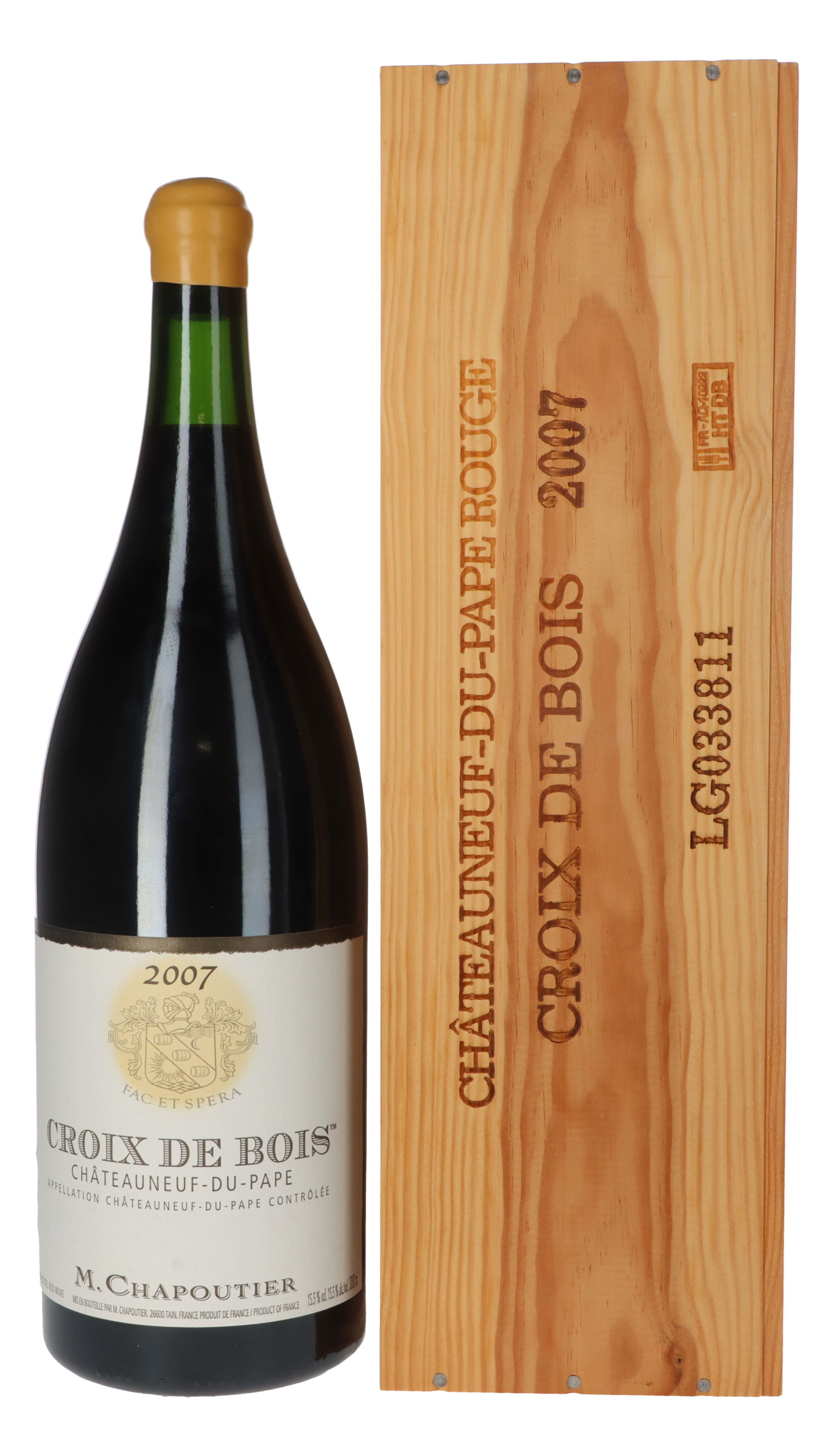 M. Chapoutier Chateauneuf du Pape Croix de Bois 2007 DMG