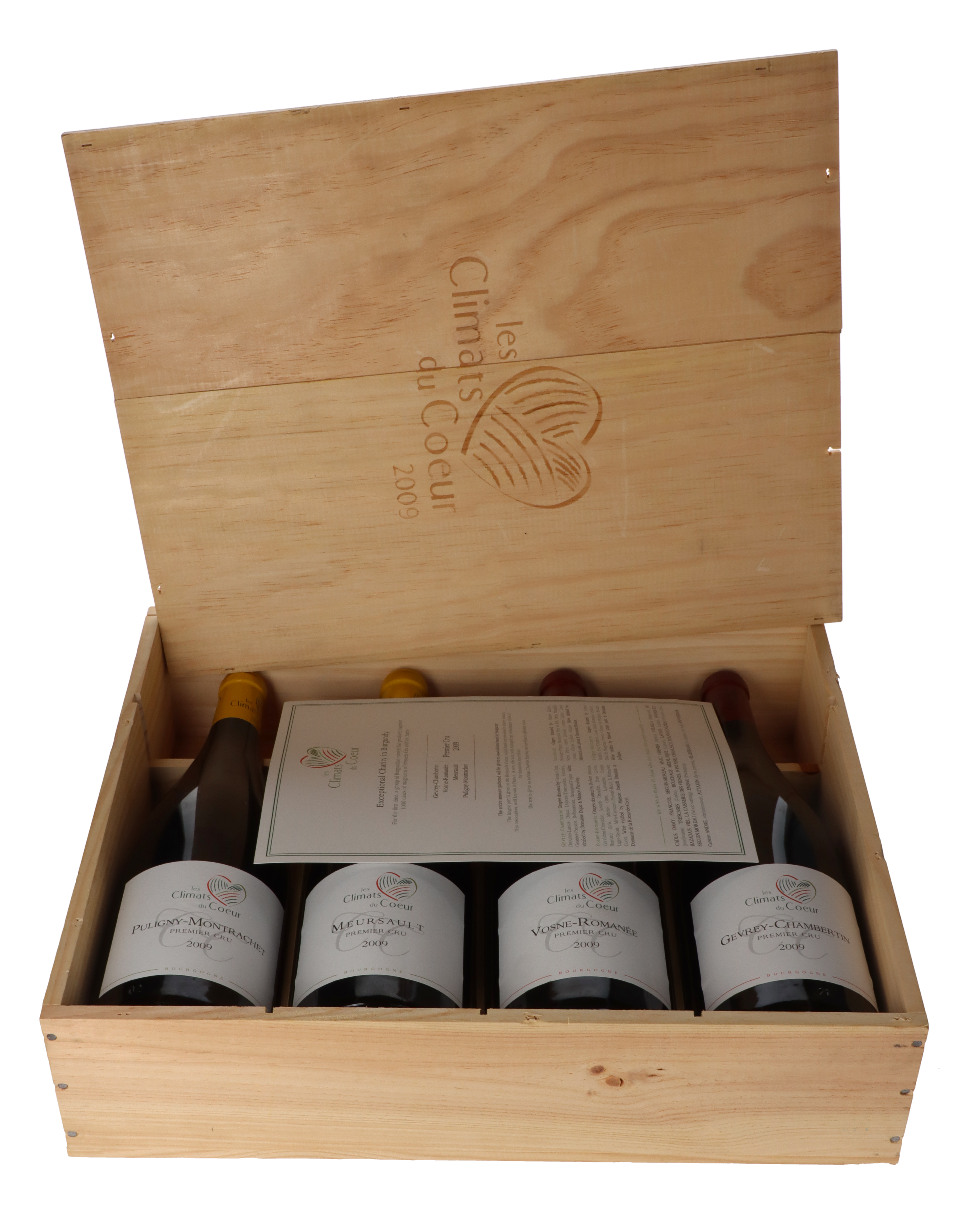 Les Climats du Coeur Assortment Magnum (4Fl.) in Holzkiste