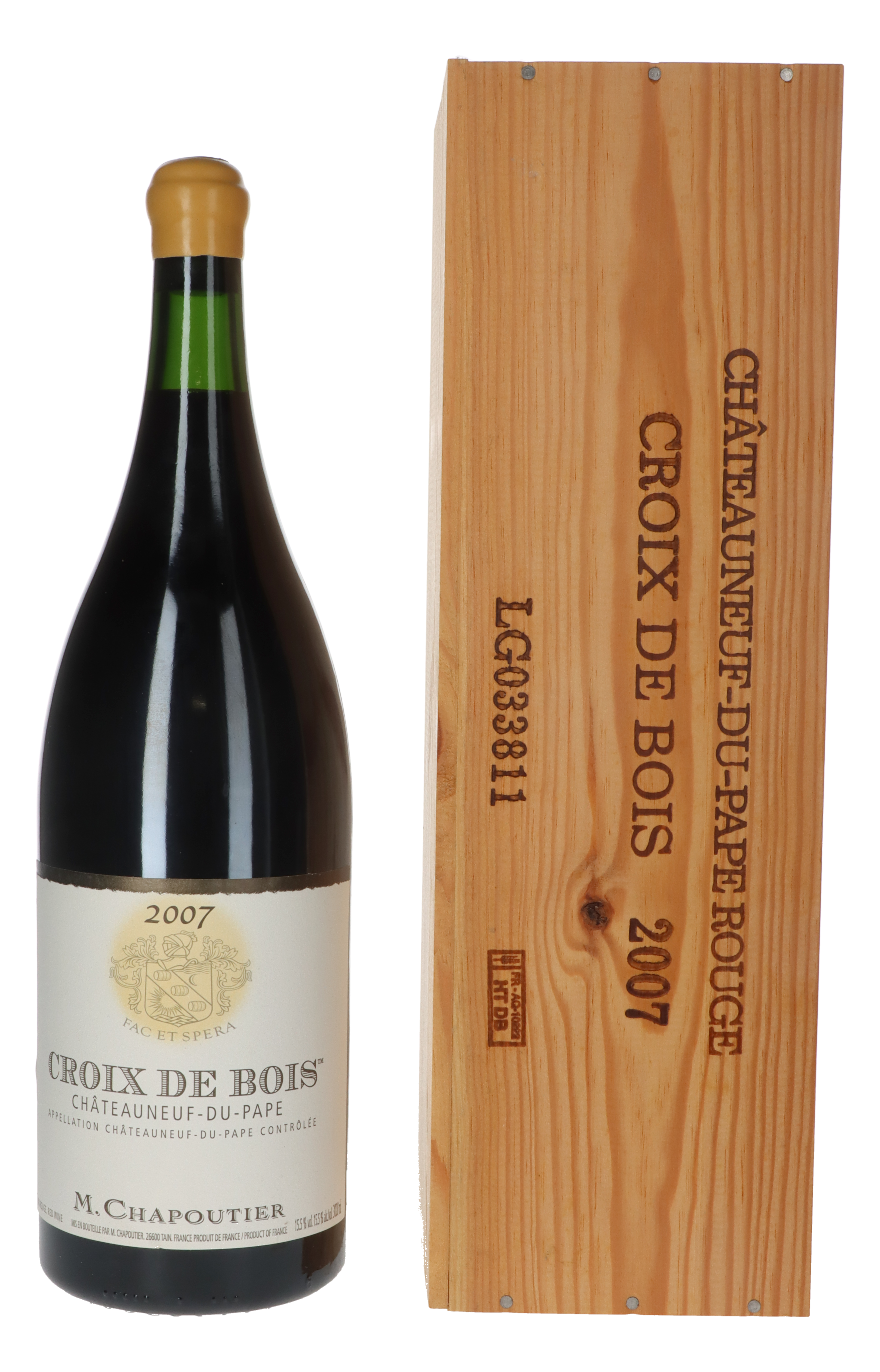 M. Chapoutier Chateauneuf du Pape Croix de Bois 2007 DMG