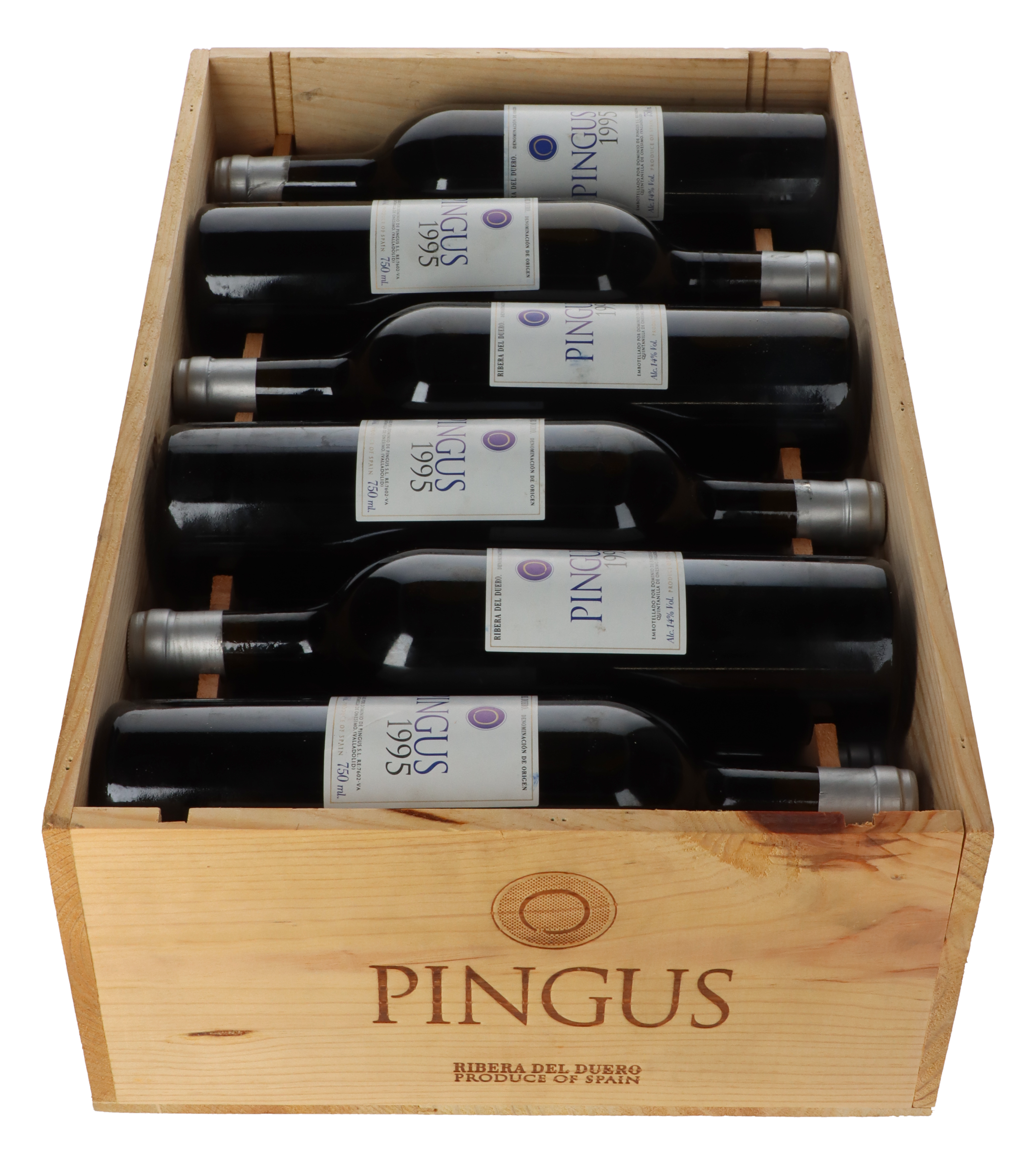 Dominio de Pingus 1995 12er Holzkiste