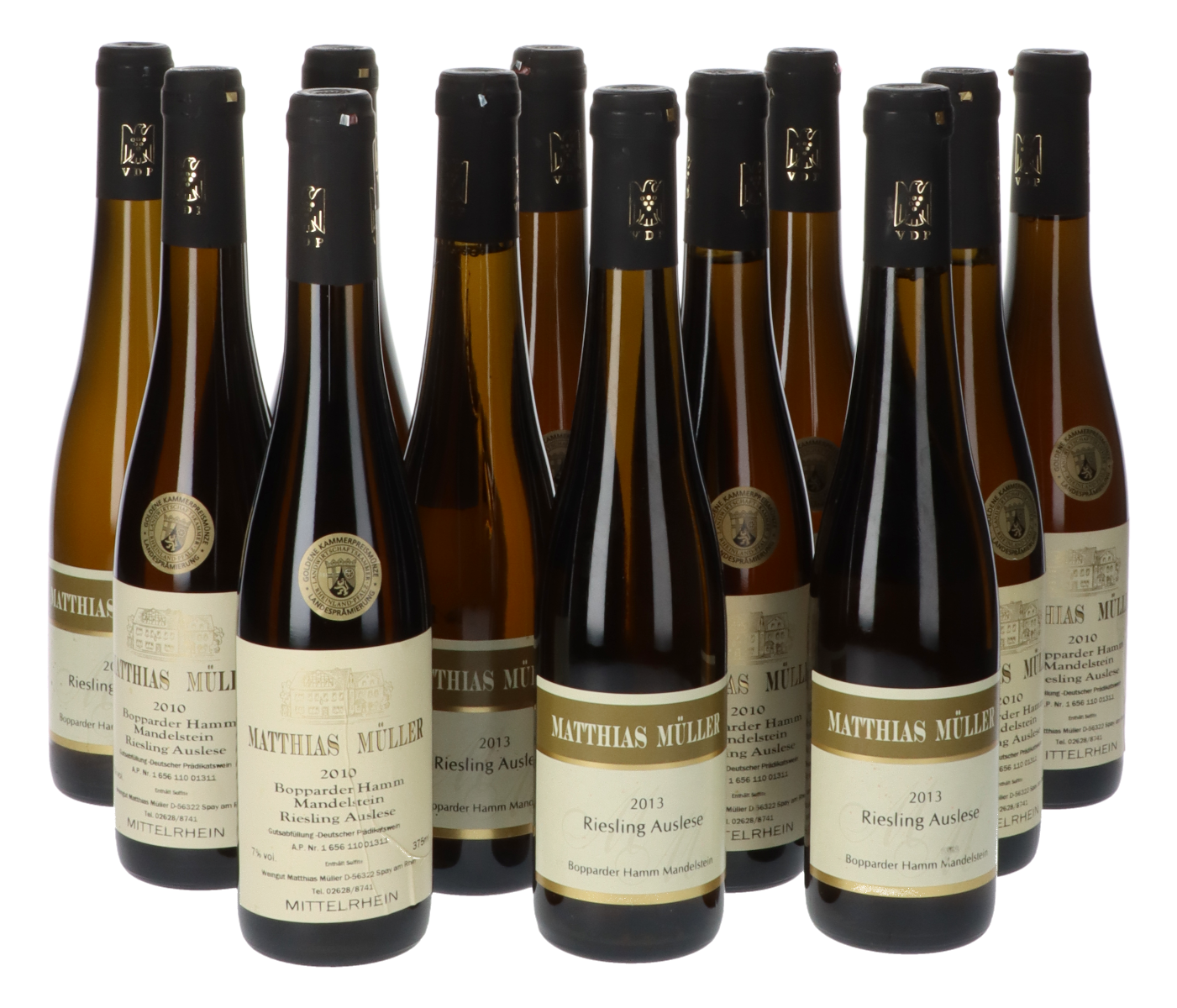 Matthias Müller Mandelstein Auslese (8x 2010, 4x 2013)