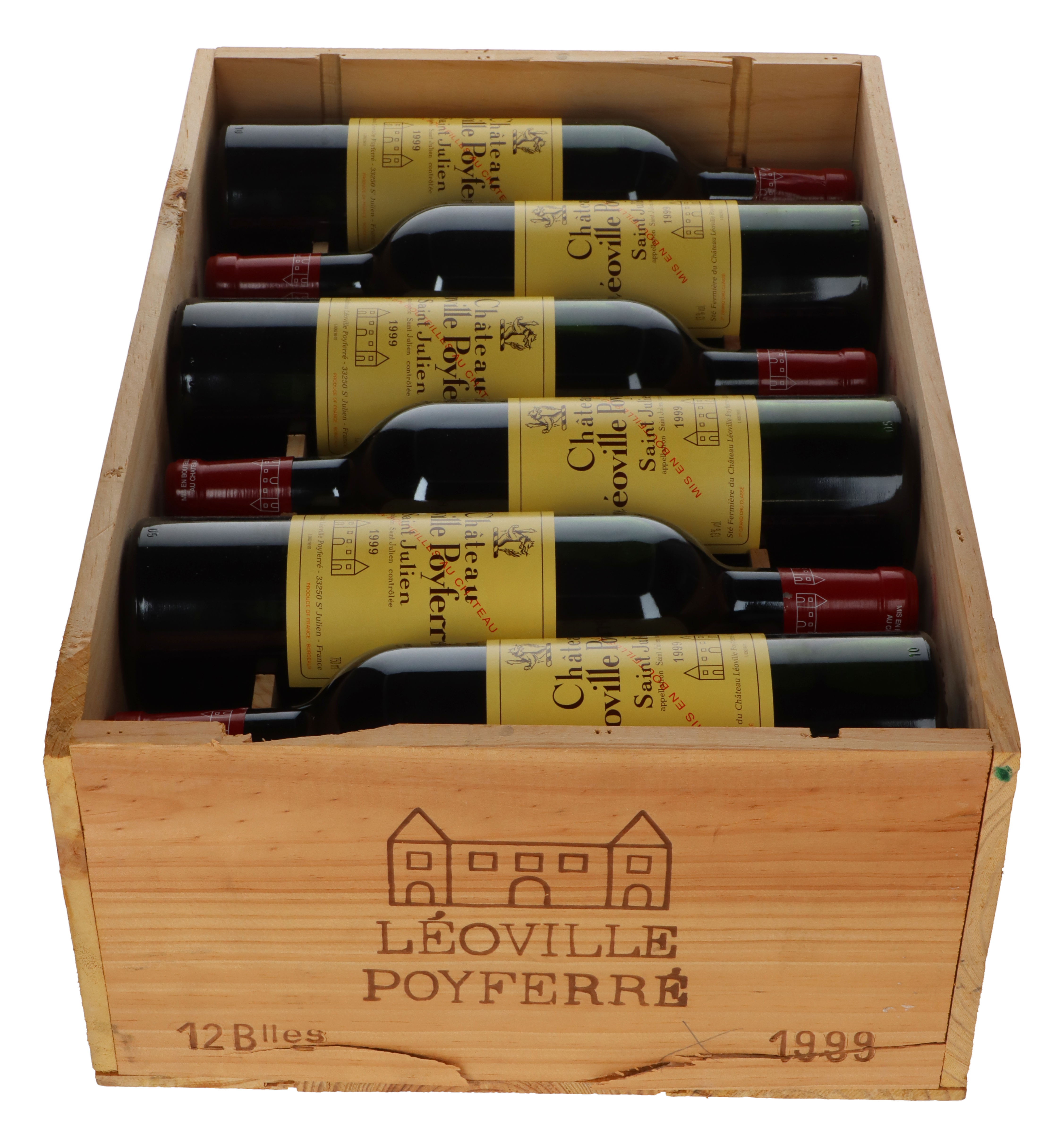 Léoville Poyferré 1999 in 12er Holzkiste