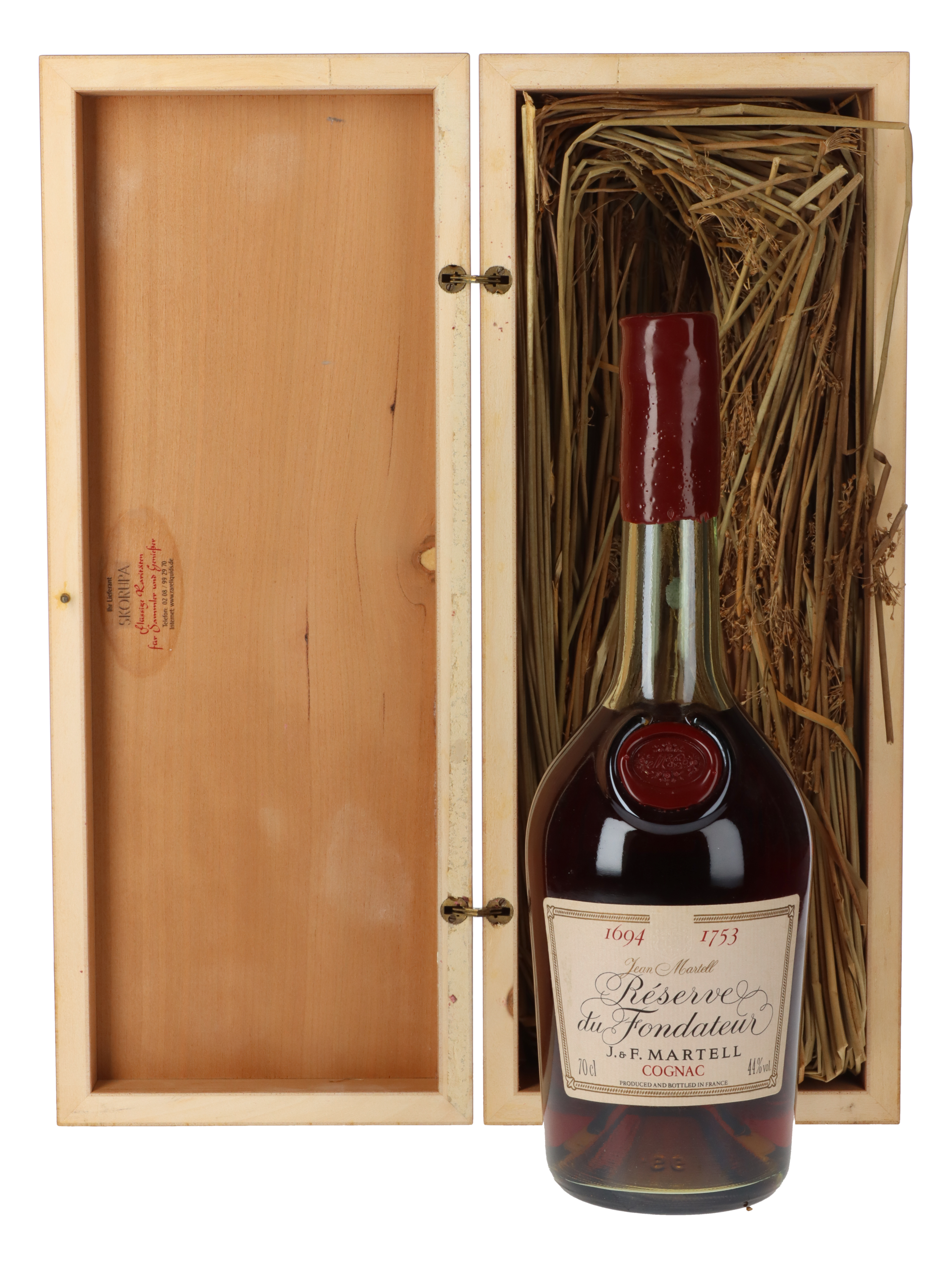 Martell Reserve du Fondateur Cognac in Holzkiste