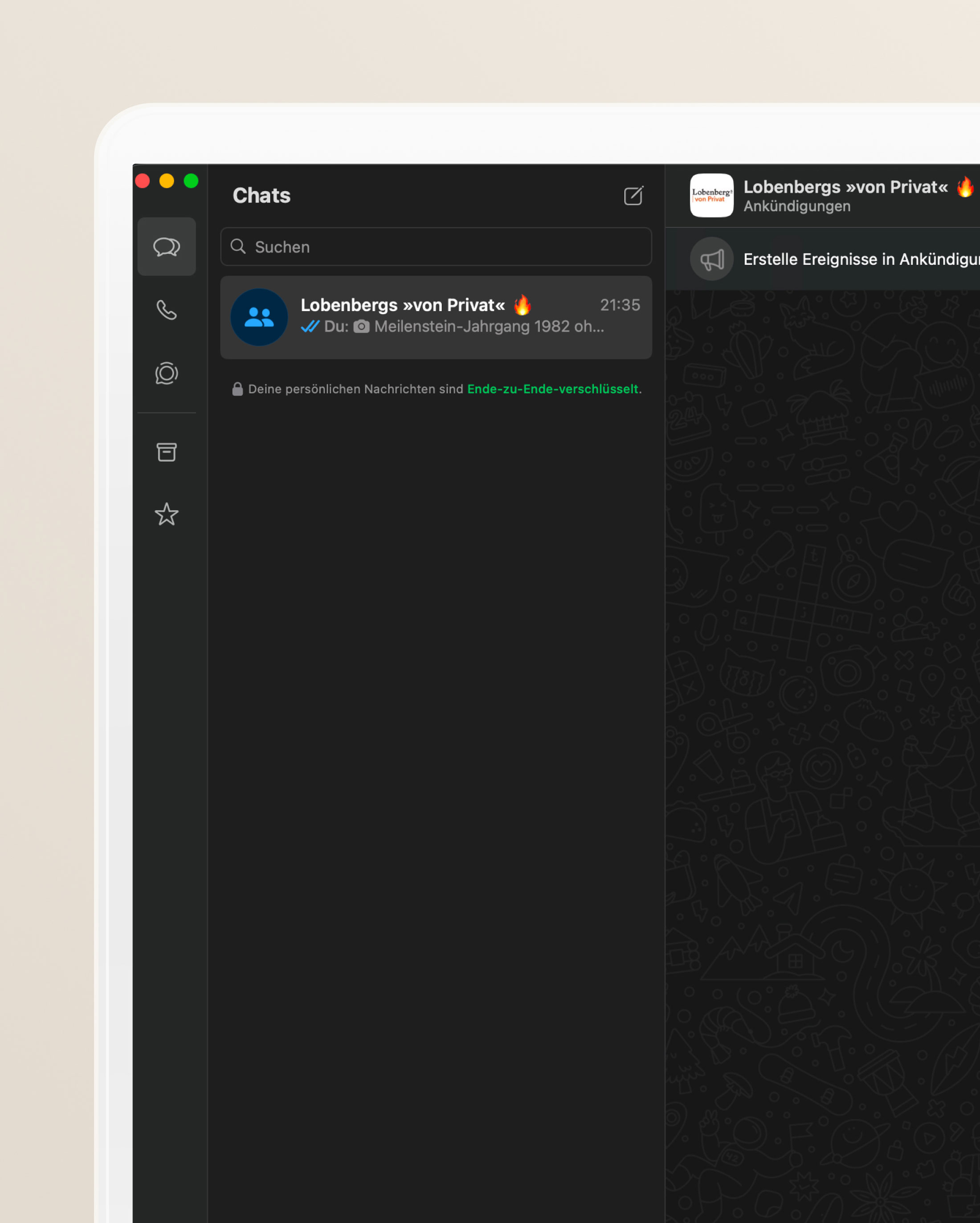 Alternativ WhatsApp-Desktop nutzen