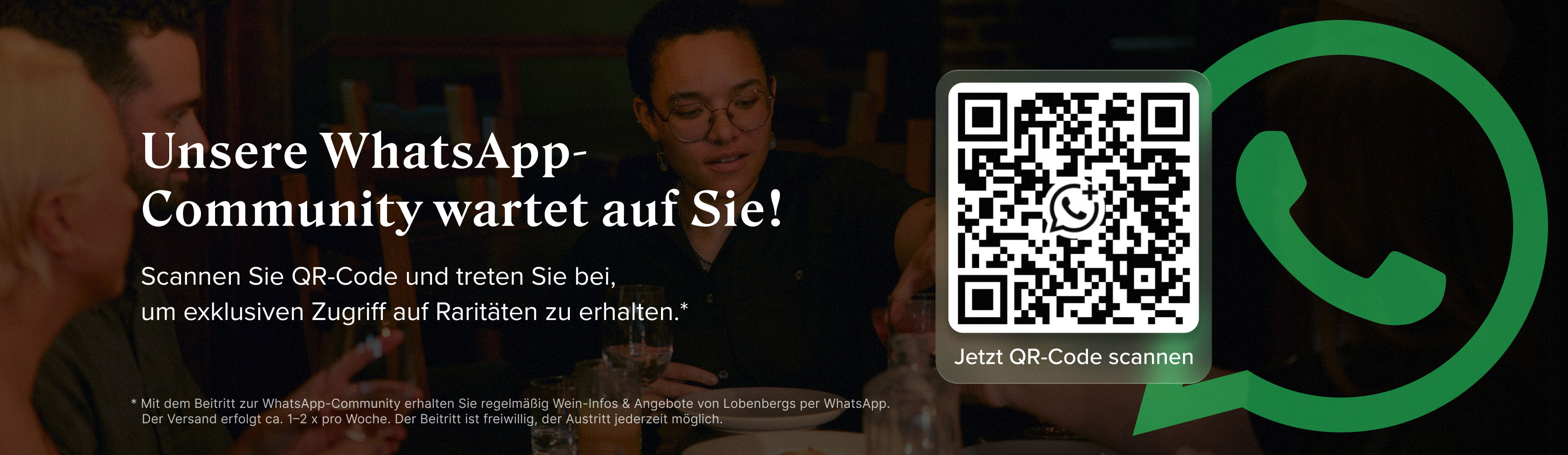 Werden Sie Teil unserer WhatsApp-Community