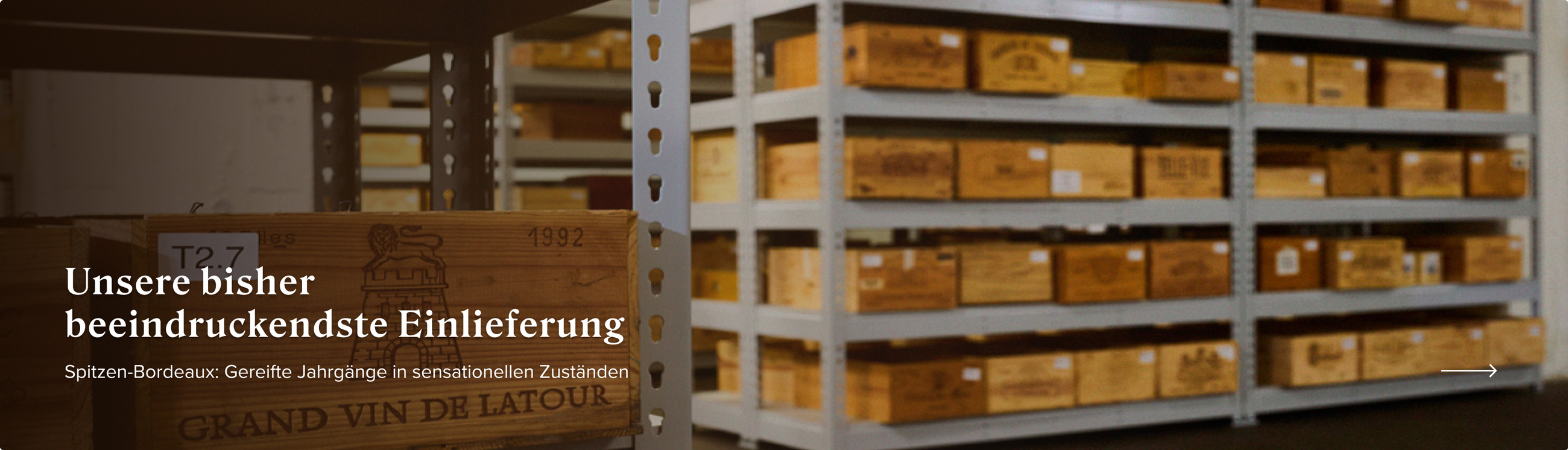 Banner: Unsere beeidruckendste Einlieferung