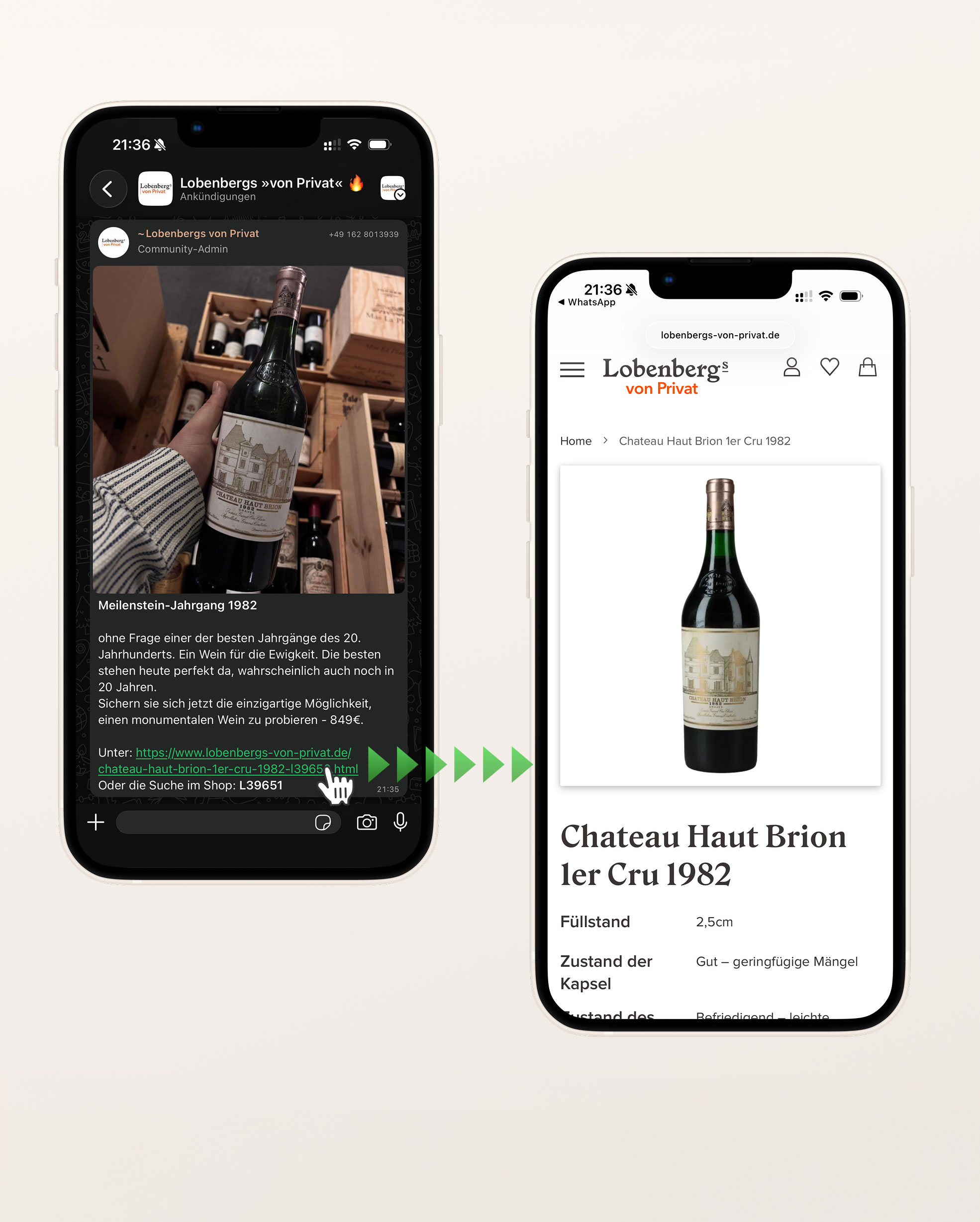 Direkt auf dem Smartphone